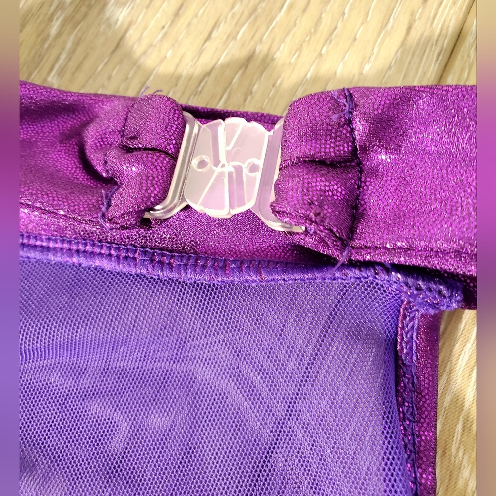 Double Platinum Purple Two-Piece Dance Lyrical Costume Set Size SMALL - Picture 7 of 10